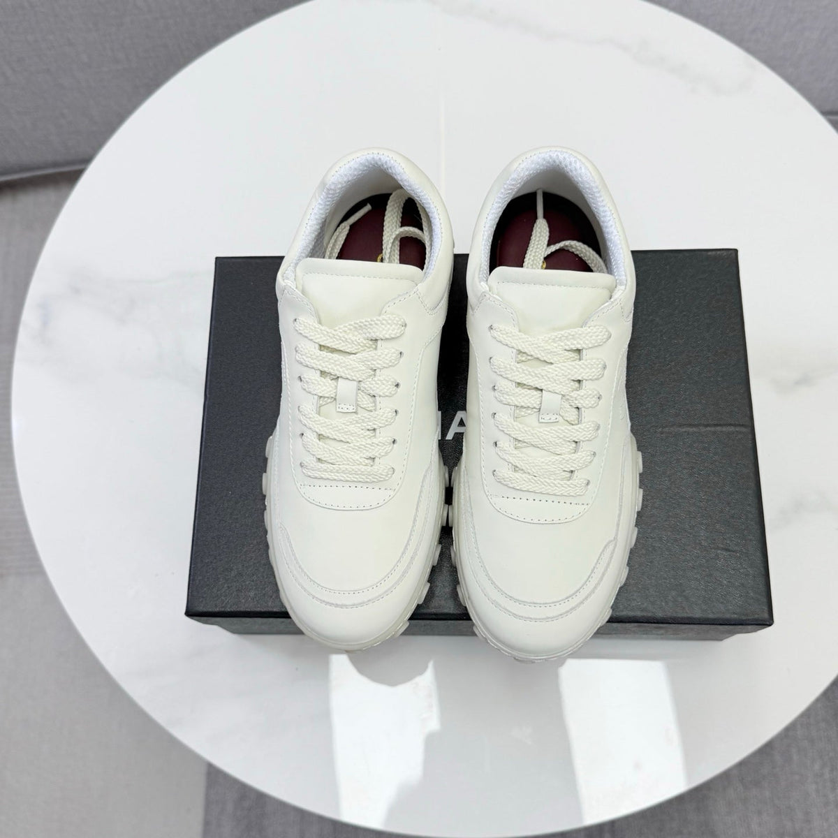 CC 26s Casual Sneakers White Calfskin 972886