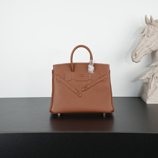 HM Birkin Shadow 25cm Camel Leather 284507