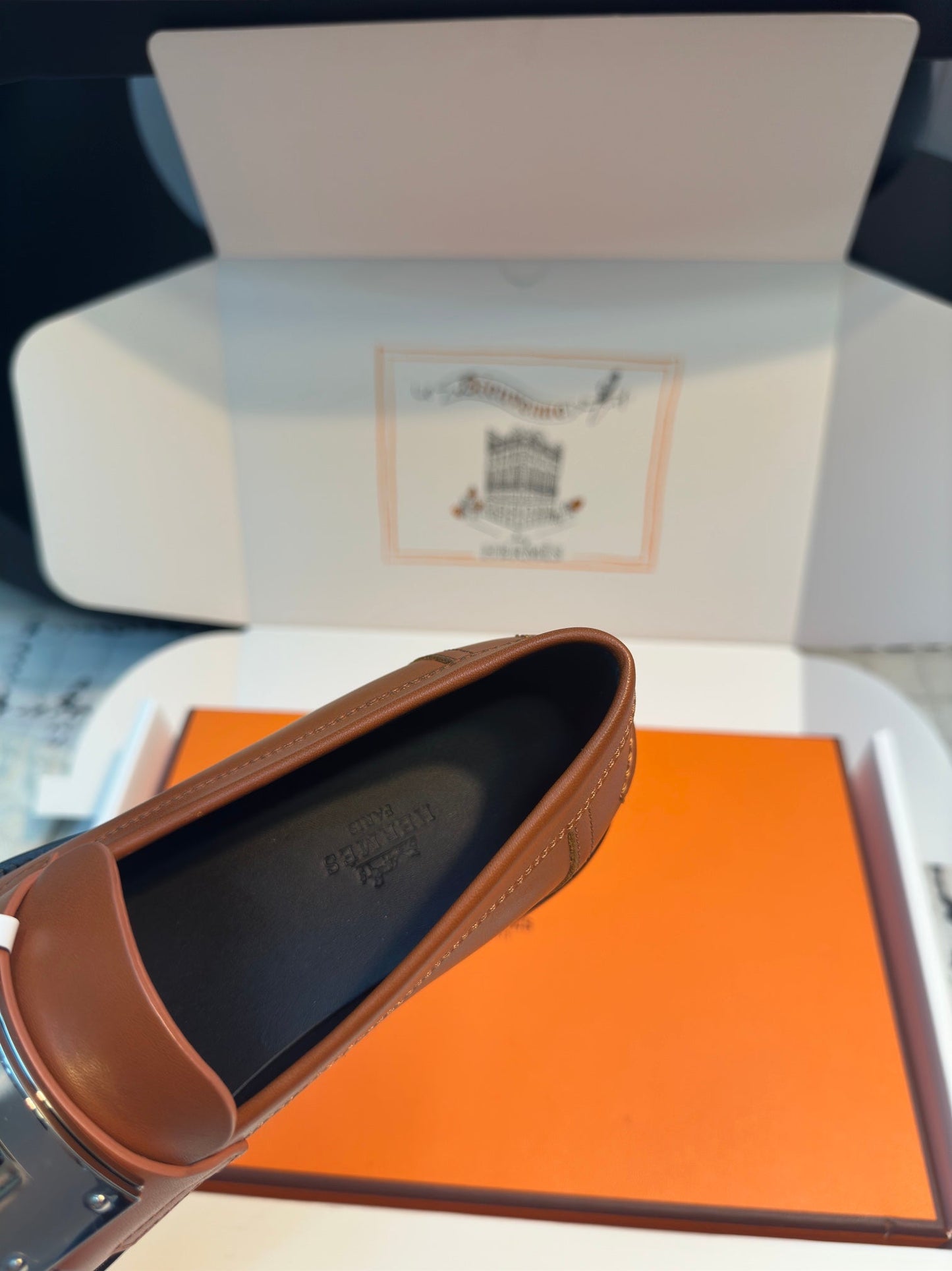 HM Hot Loafer 30mm Brown Cowhide 970667