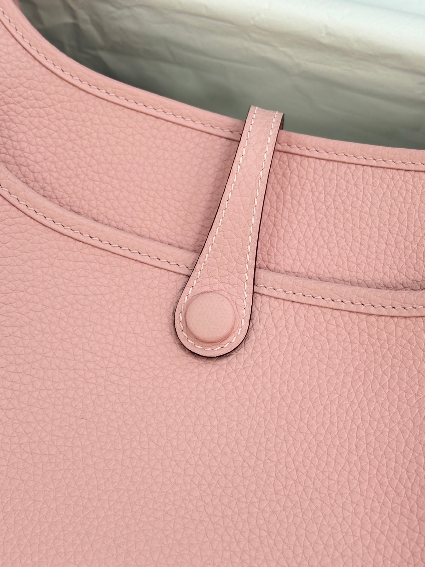 HM Evelyne 23cm Light Pink Togo Leather 281210