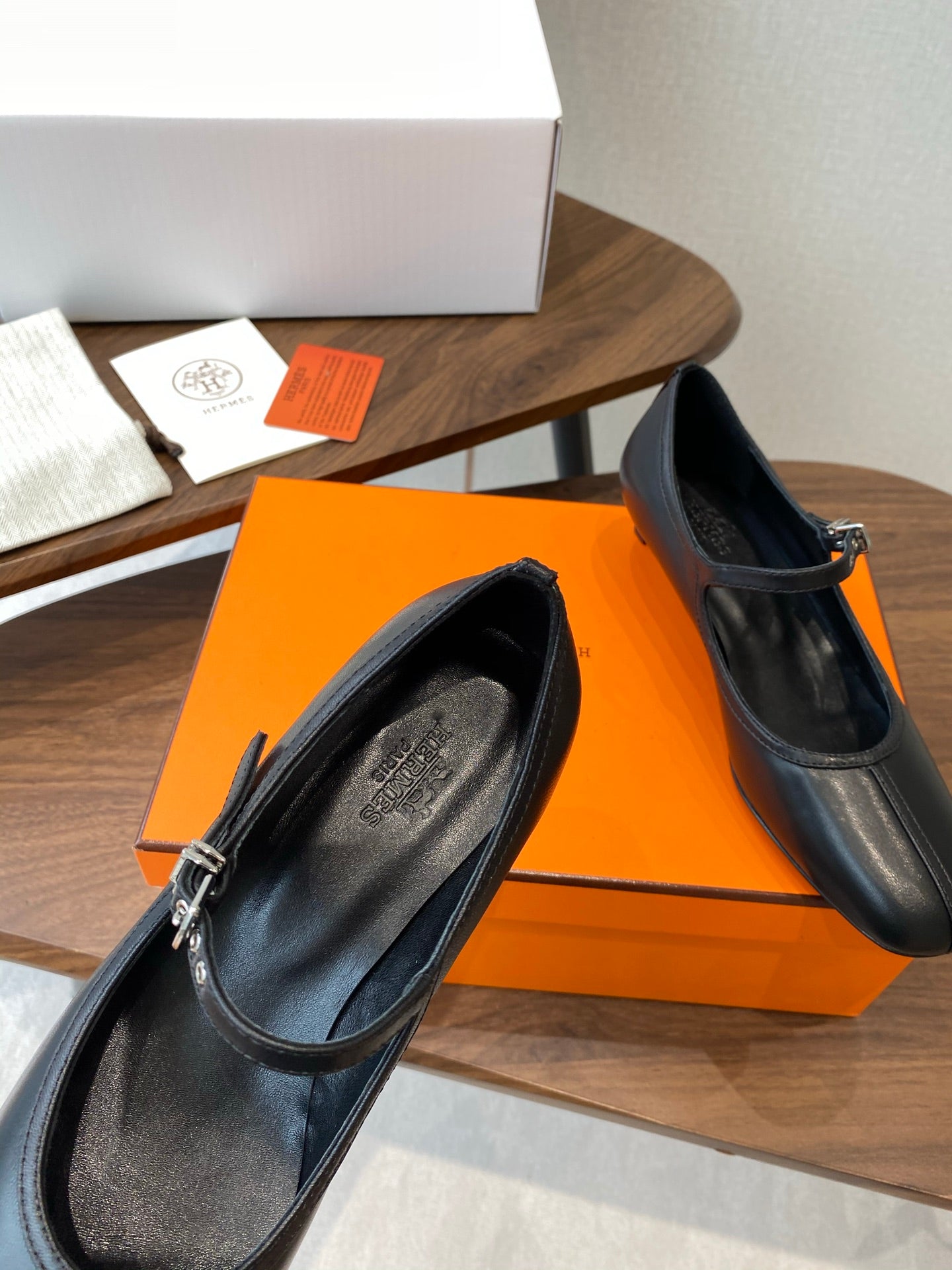 HM 25s Mary Jane 40mm Black Calfskin 422570