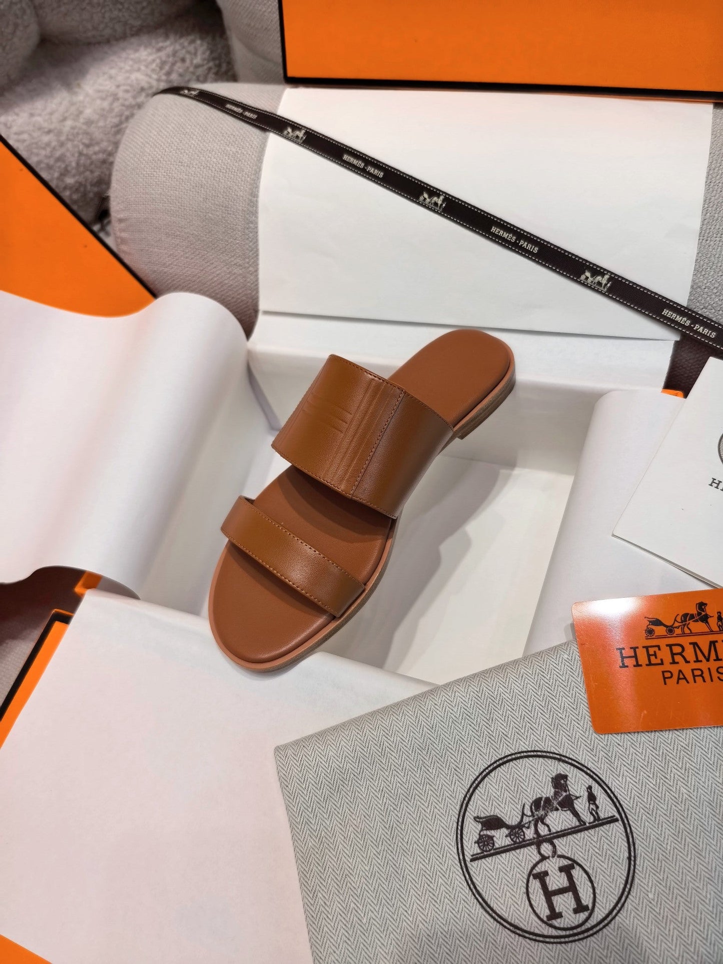 HM Mona Sandals Tan Leather 799035