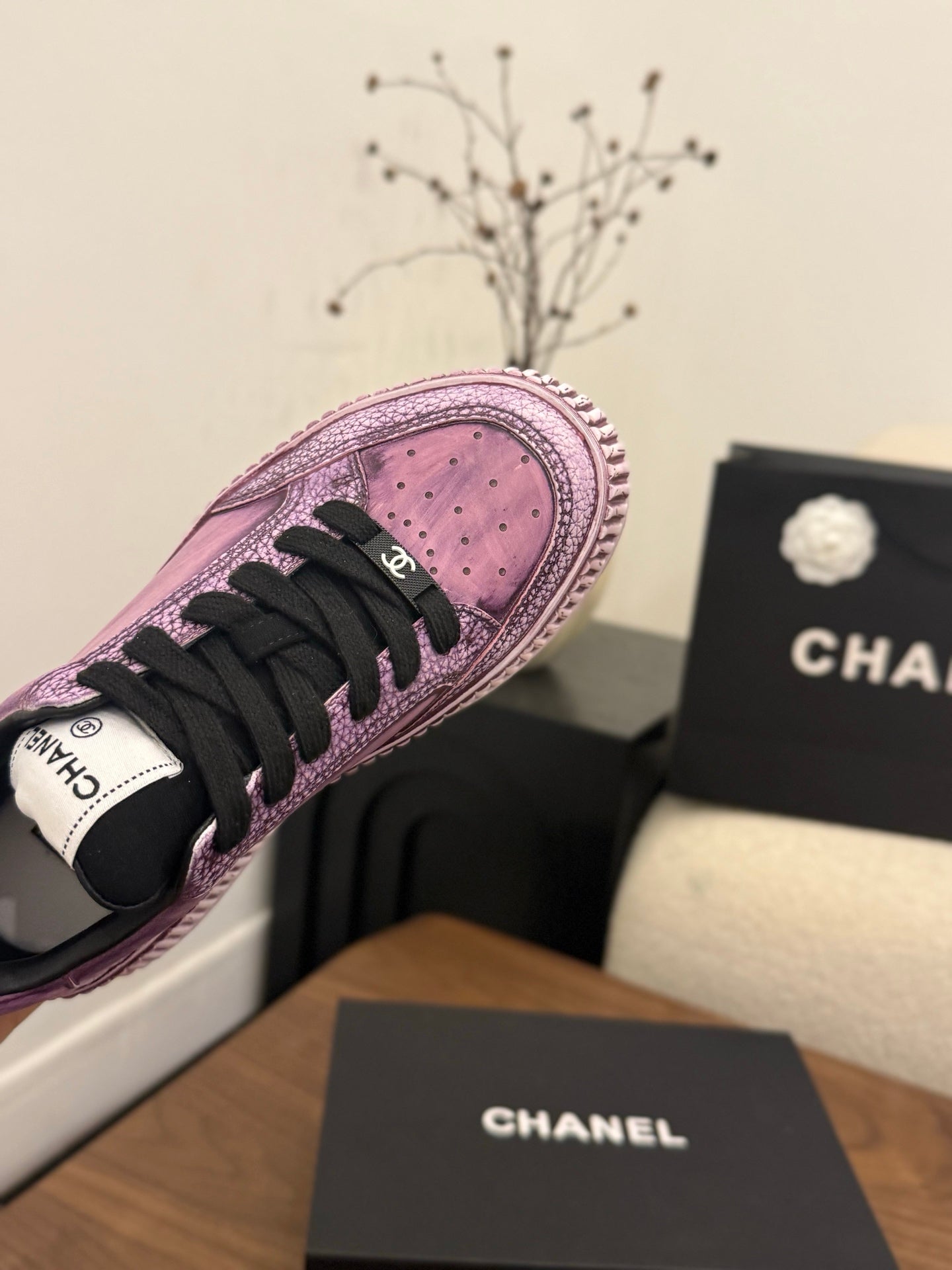 CC 26s Casual Sneaker Light Purple Leather 183614