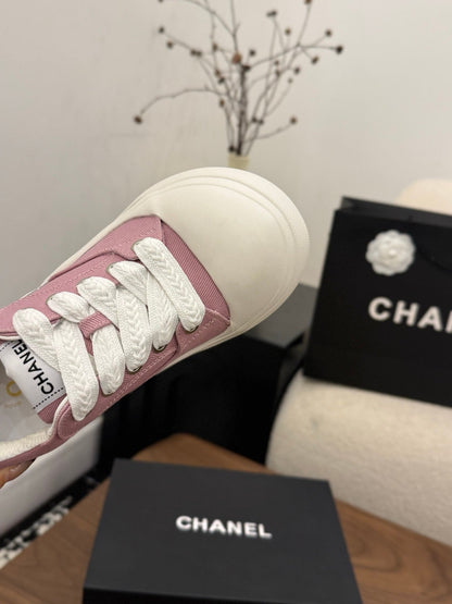 CC 26s Casual Sneaker Pink White Canvas Leather 183595