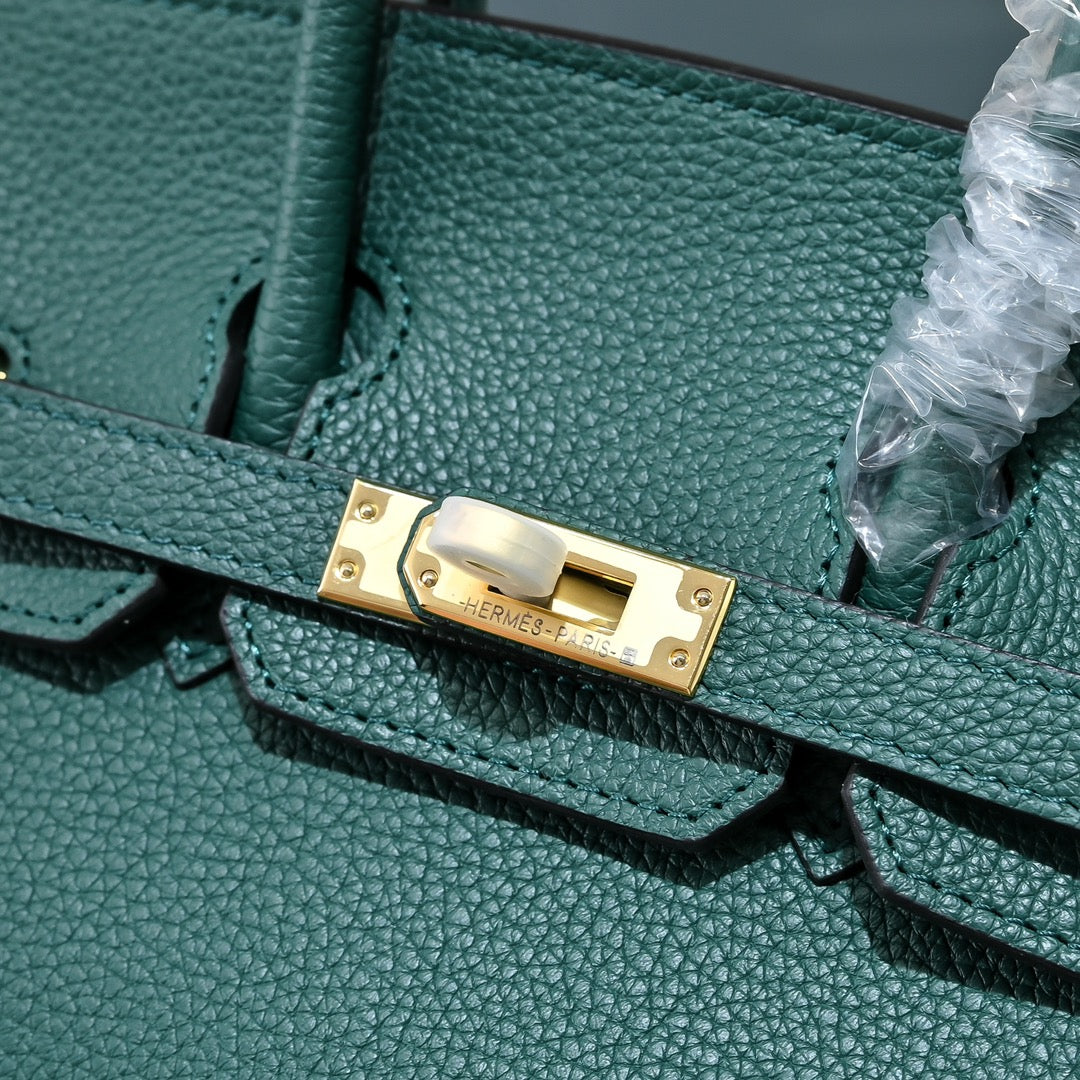 HM Birkin Teal Green Togo Leather GHW