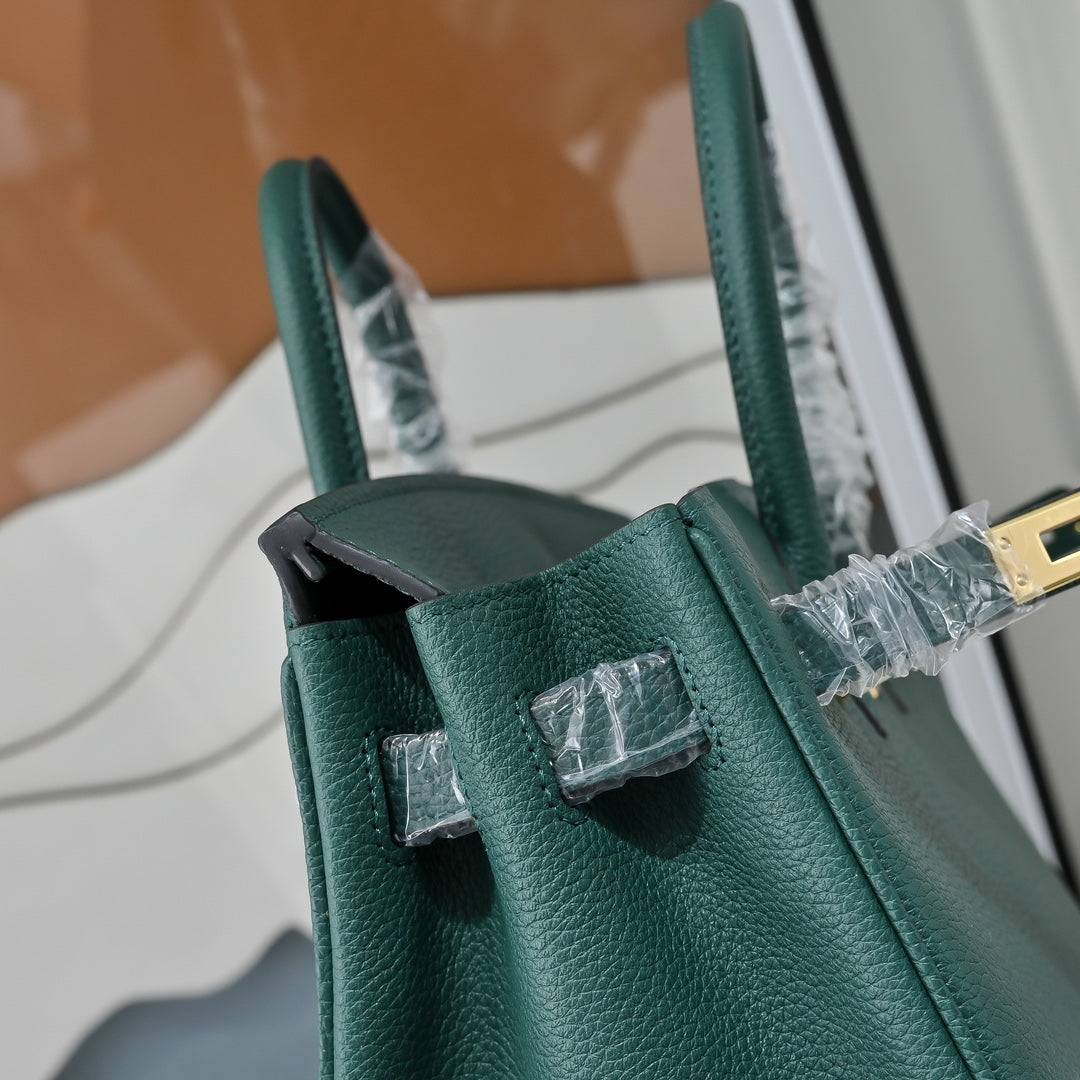 HM Birkin Teal Green Togo Leather GHW