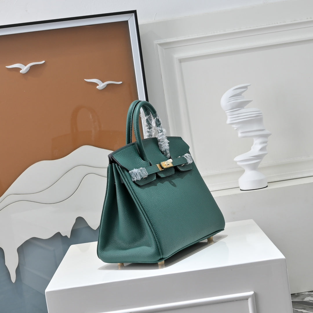 HM Birkin Teal Green Togo Leather GHW
