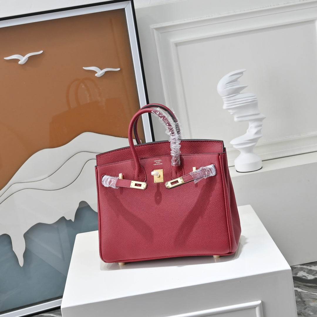 HM Birkin 30cm Burgundy Togo Leather GHW