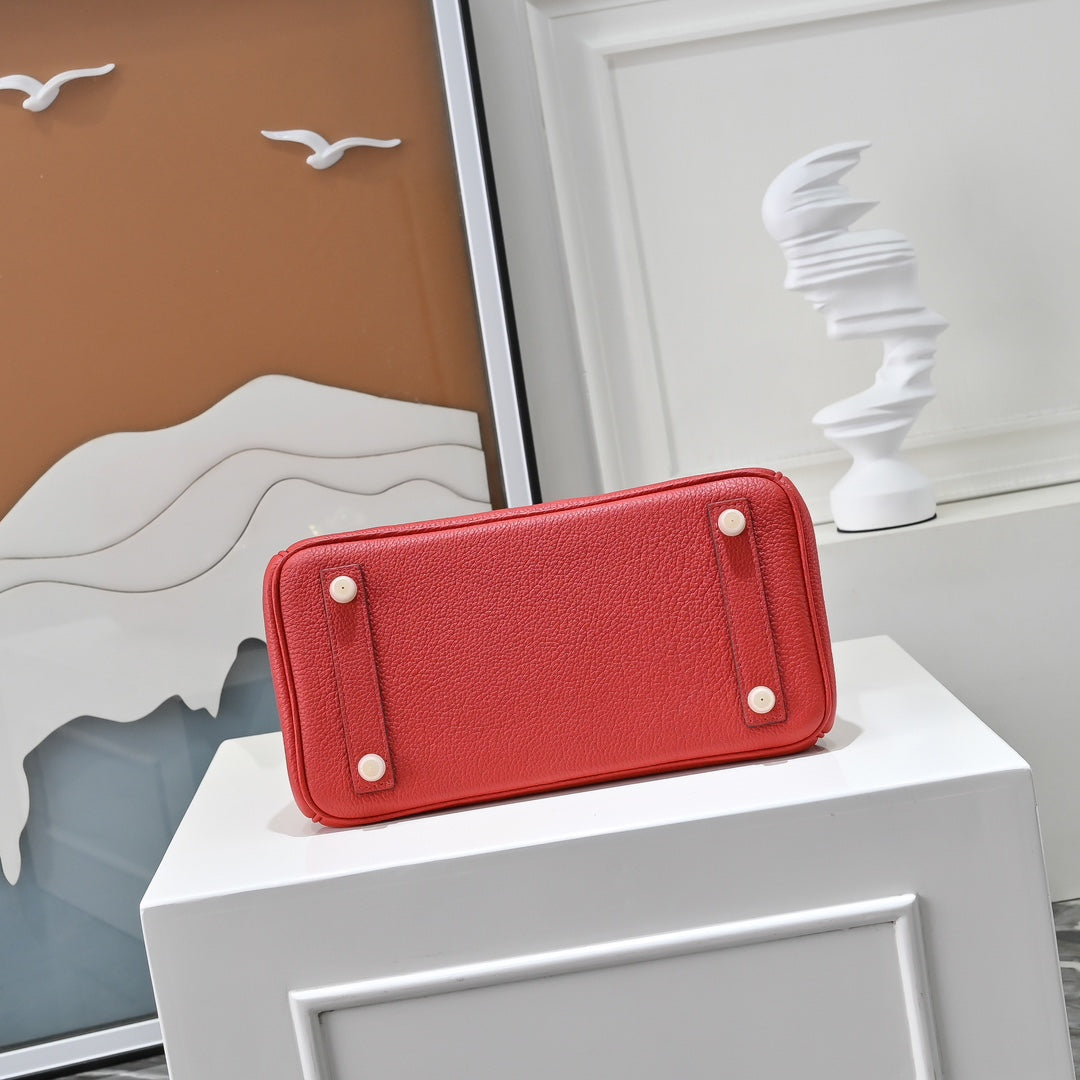 HM Birkin 30cm Red Togo Leather GHW