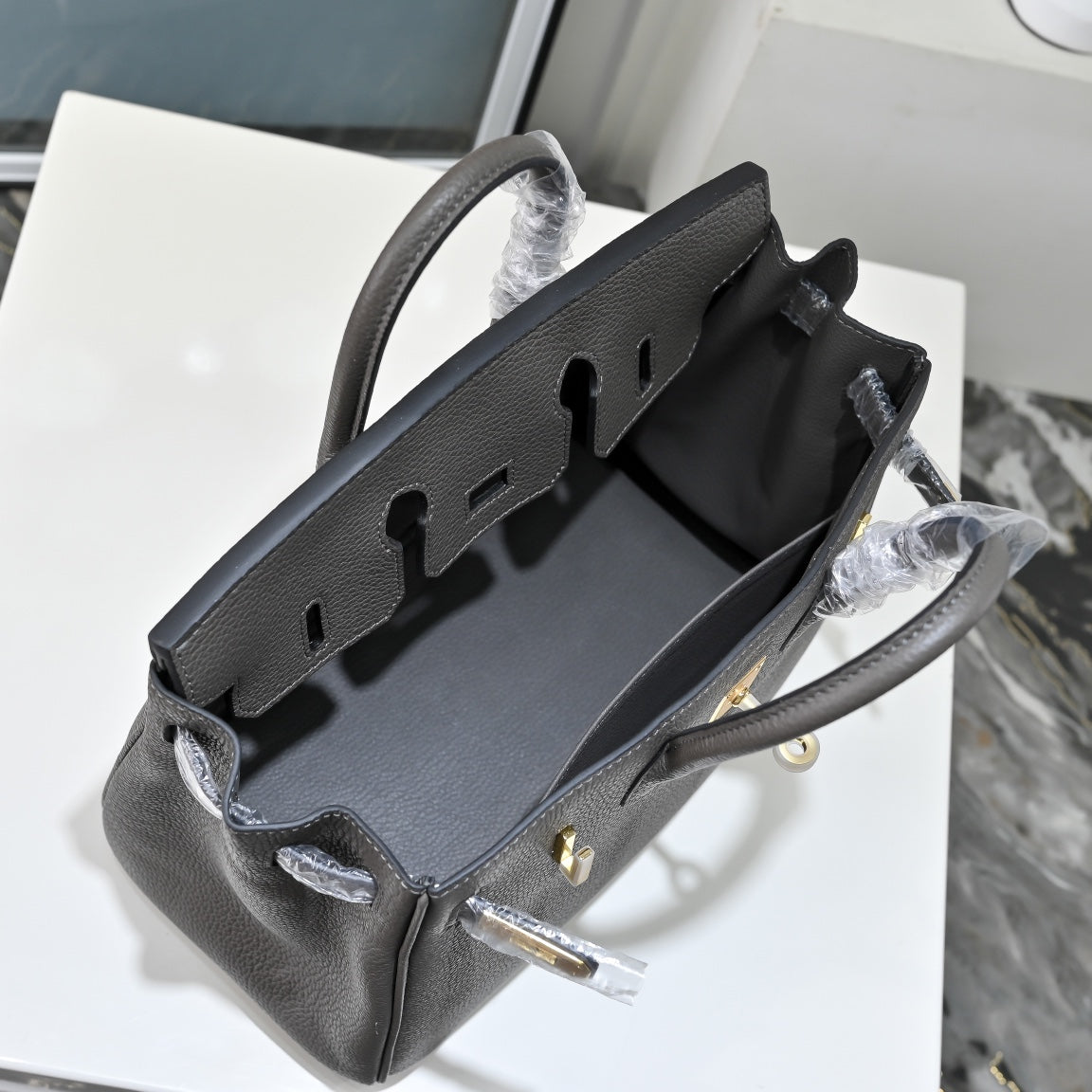 HM Birkin Gris Etain Togo Leather GHW