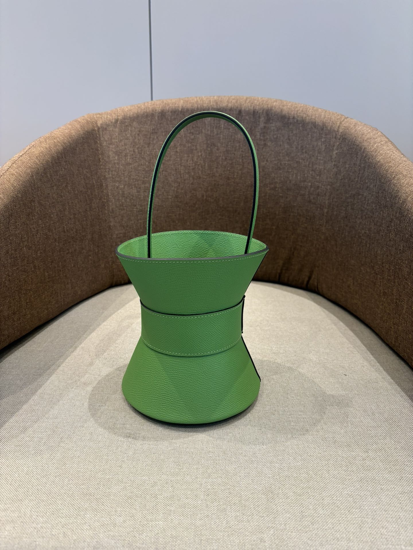 HM Mini Medor Bag Green Epsom Calfskin 269905