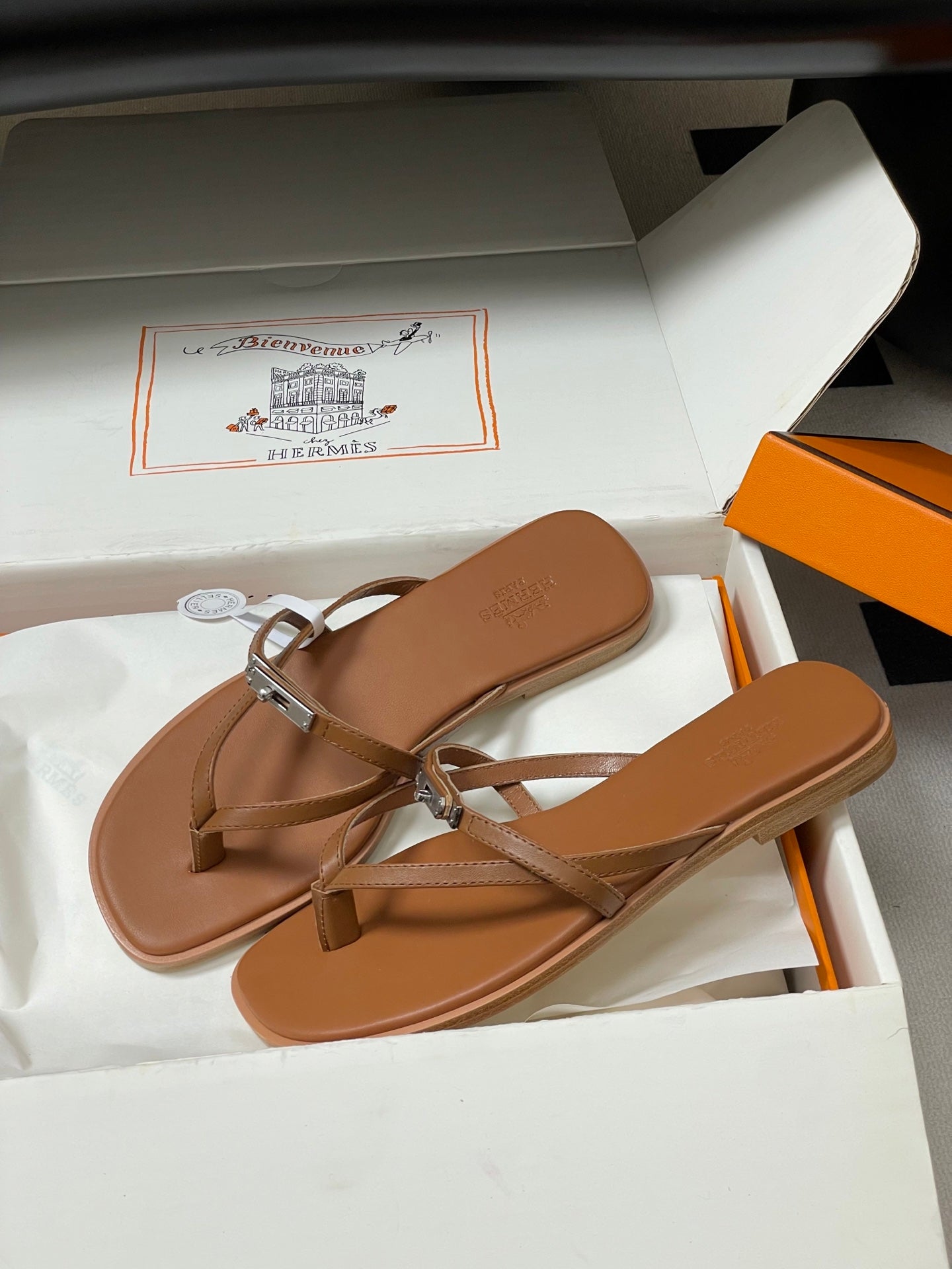 HM Miss Sandal Brown Calfskin 593793