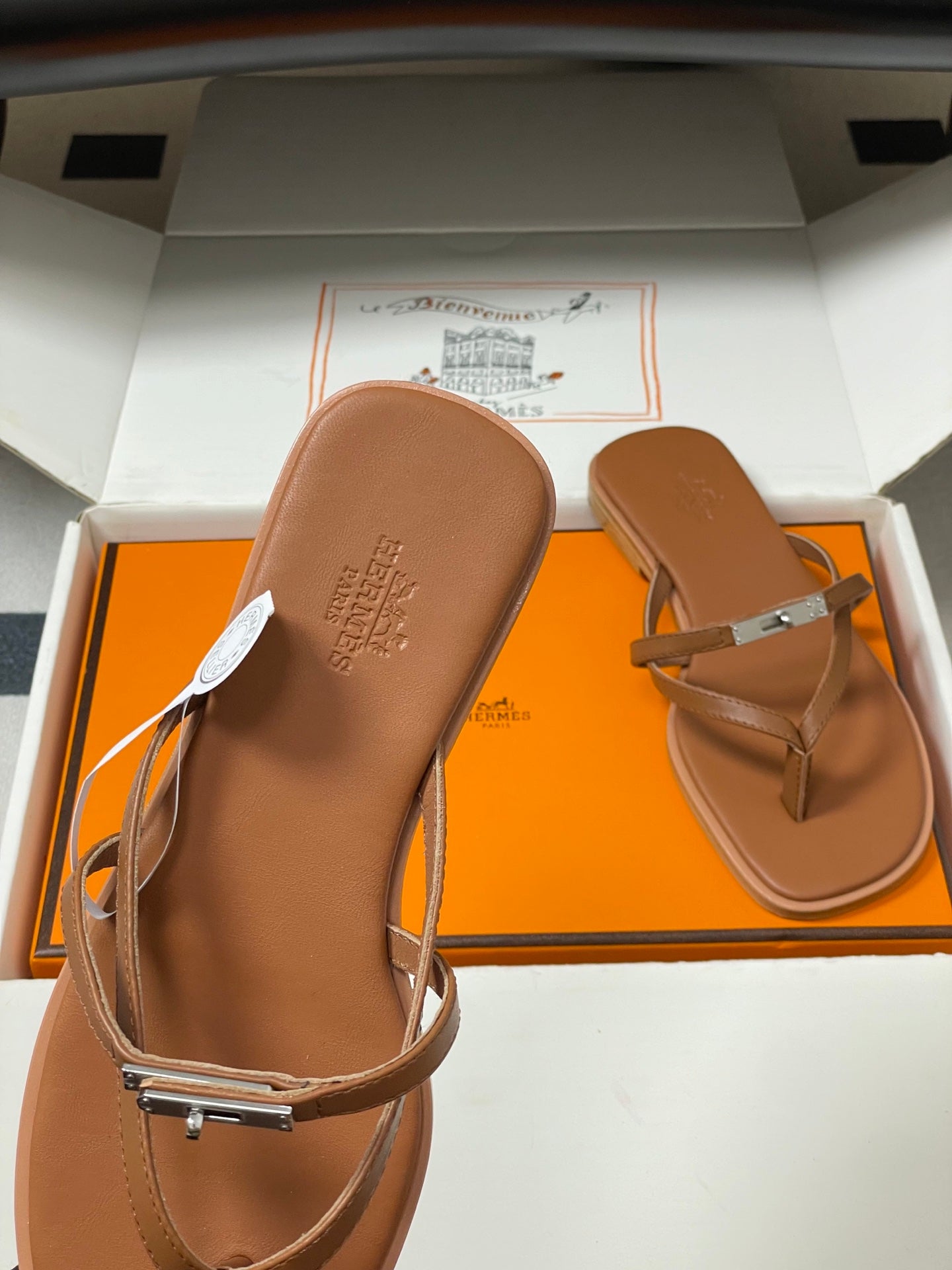HM Miss Sandal Brown Calfskin 593793