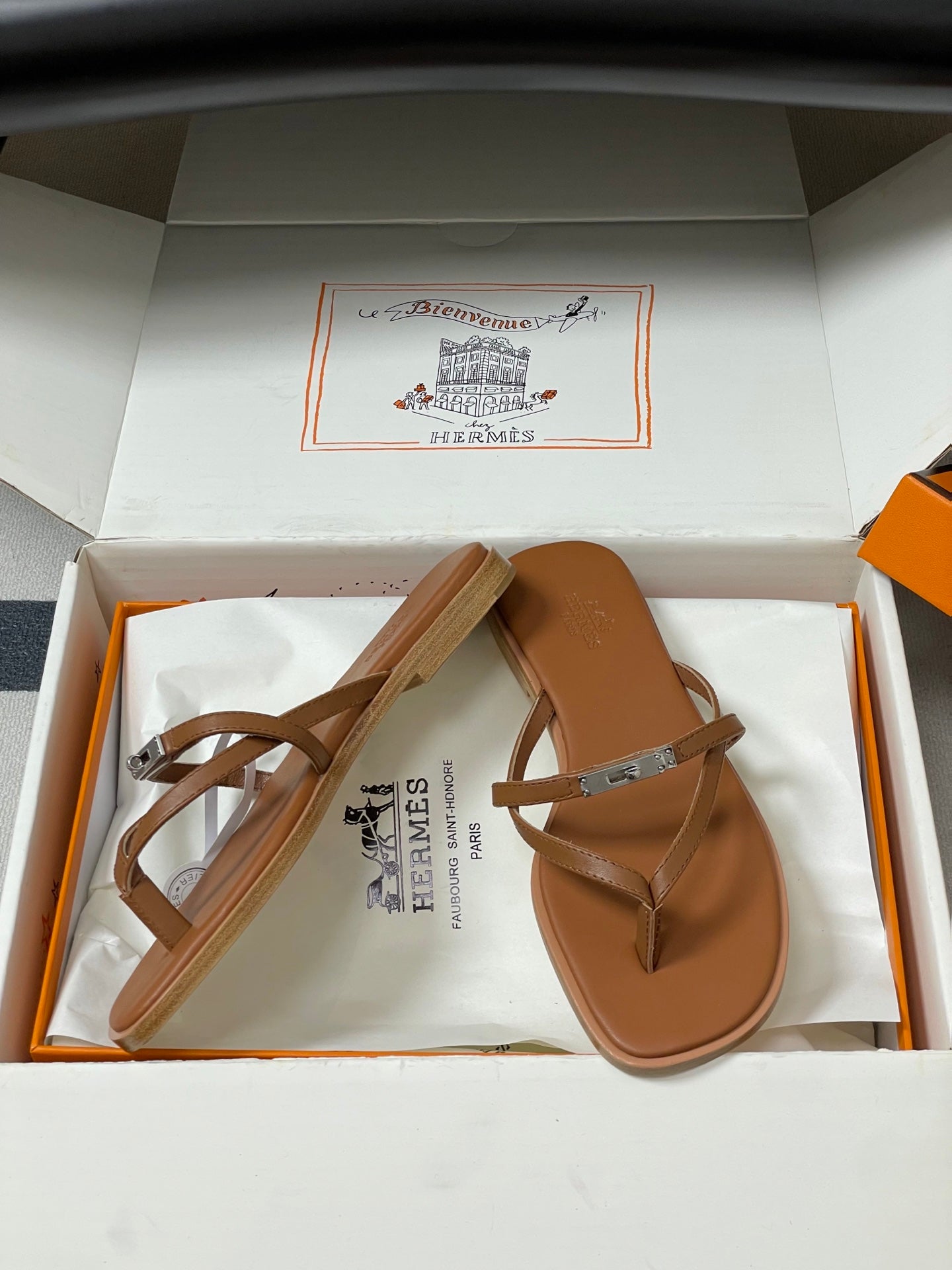 HM Miss Sandal Brown Calfskin 593793