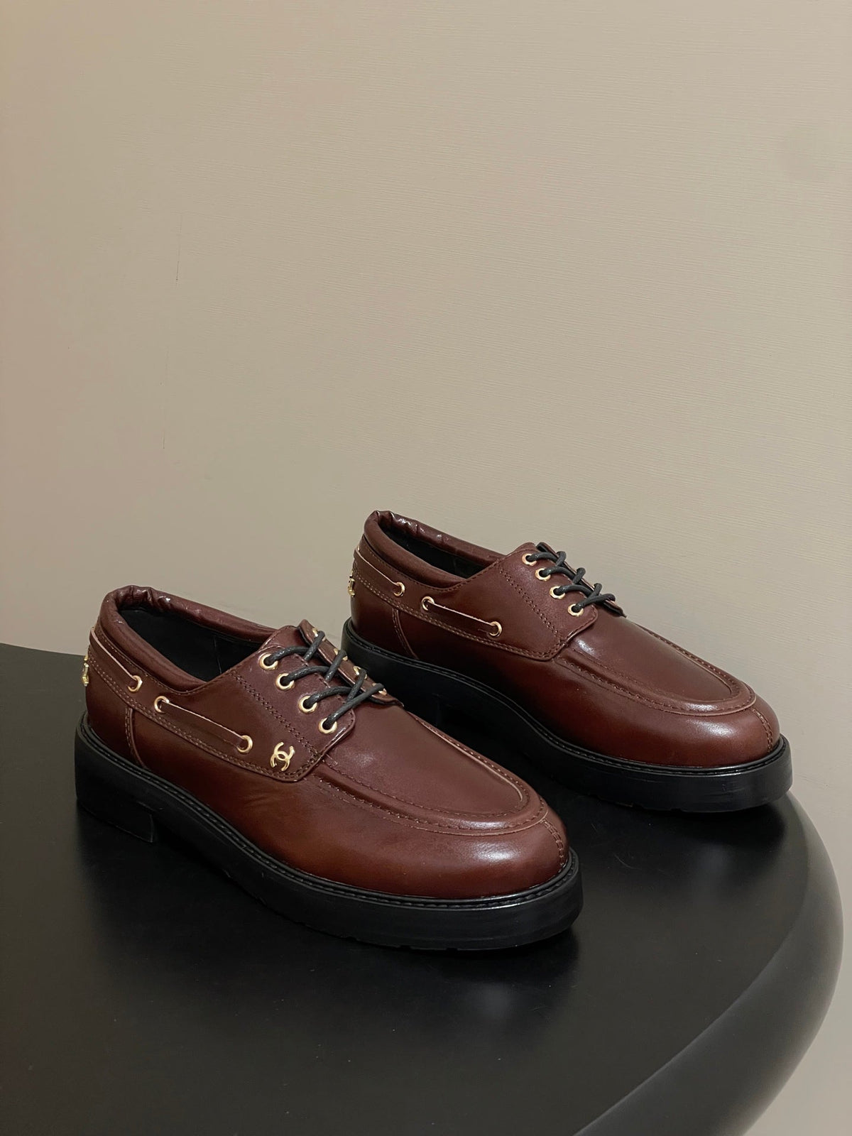 CC 26 Lace-Up Loafer Brown Sheepskin 594248
