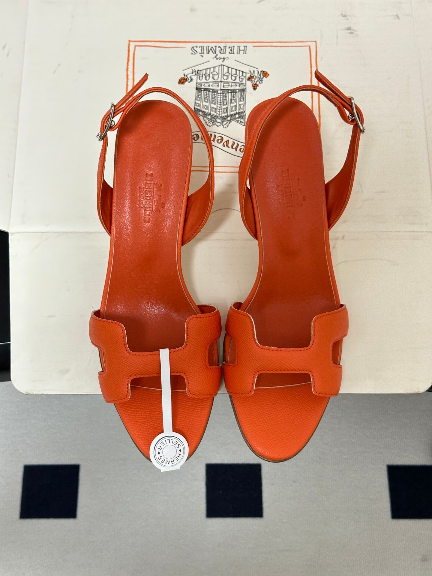 HM Holy Sandal Orange Cowhide 835000