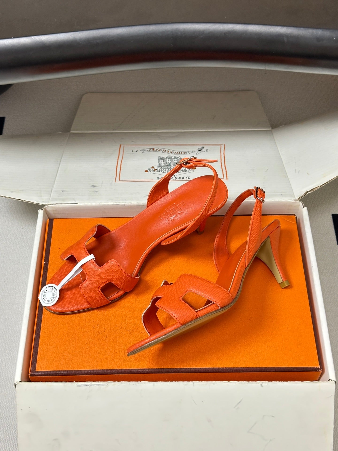 HM Holy Sandal Orange Cowhide 835000