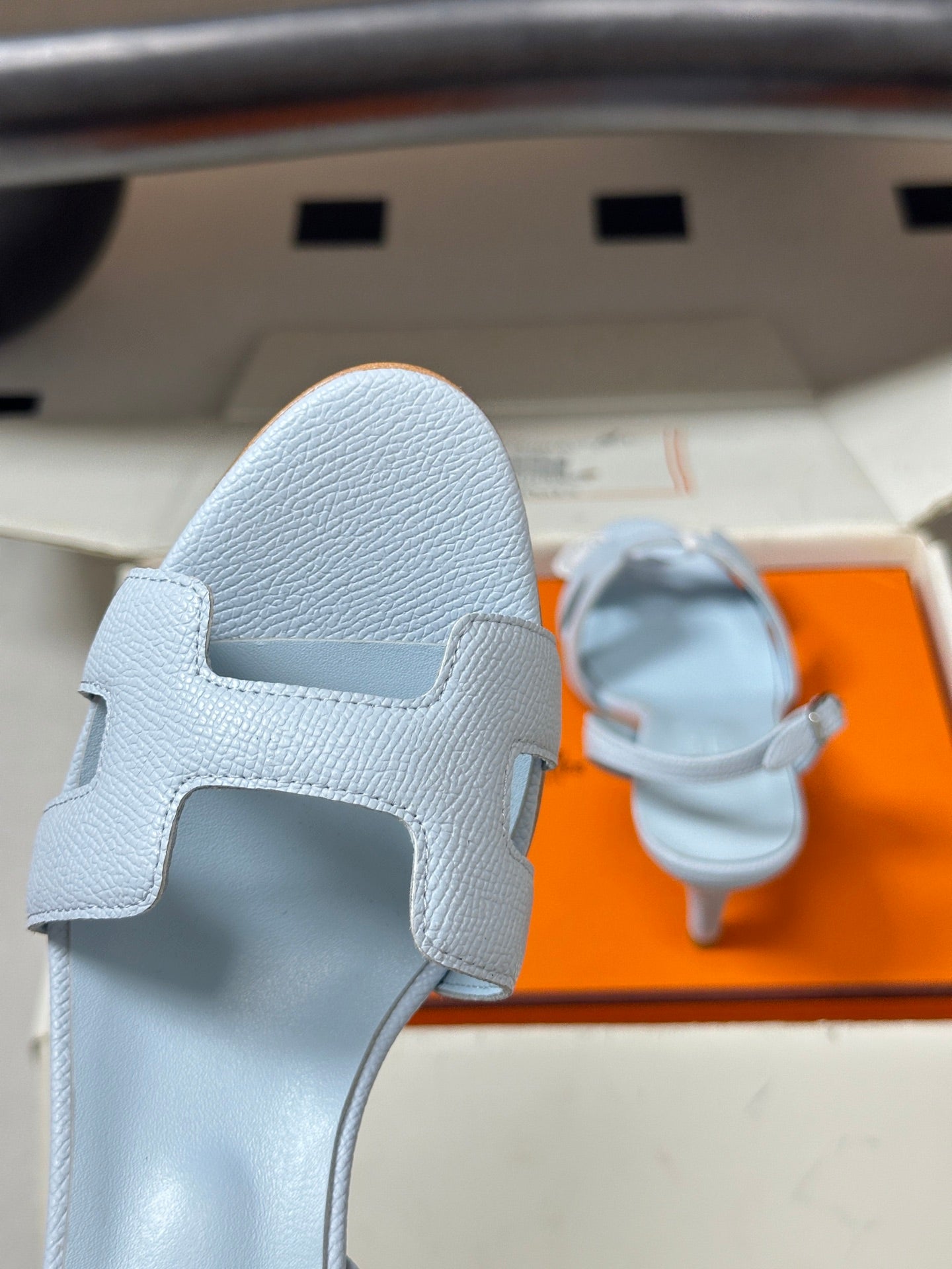 HM Holy Sandal Light Blue Cowhide 835003