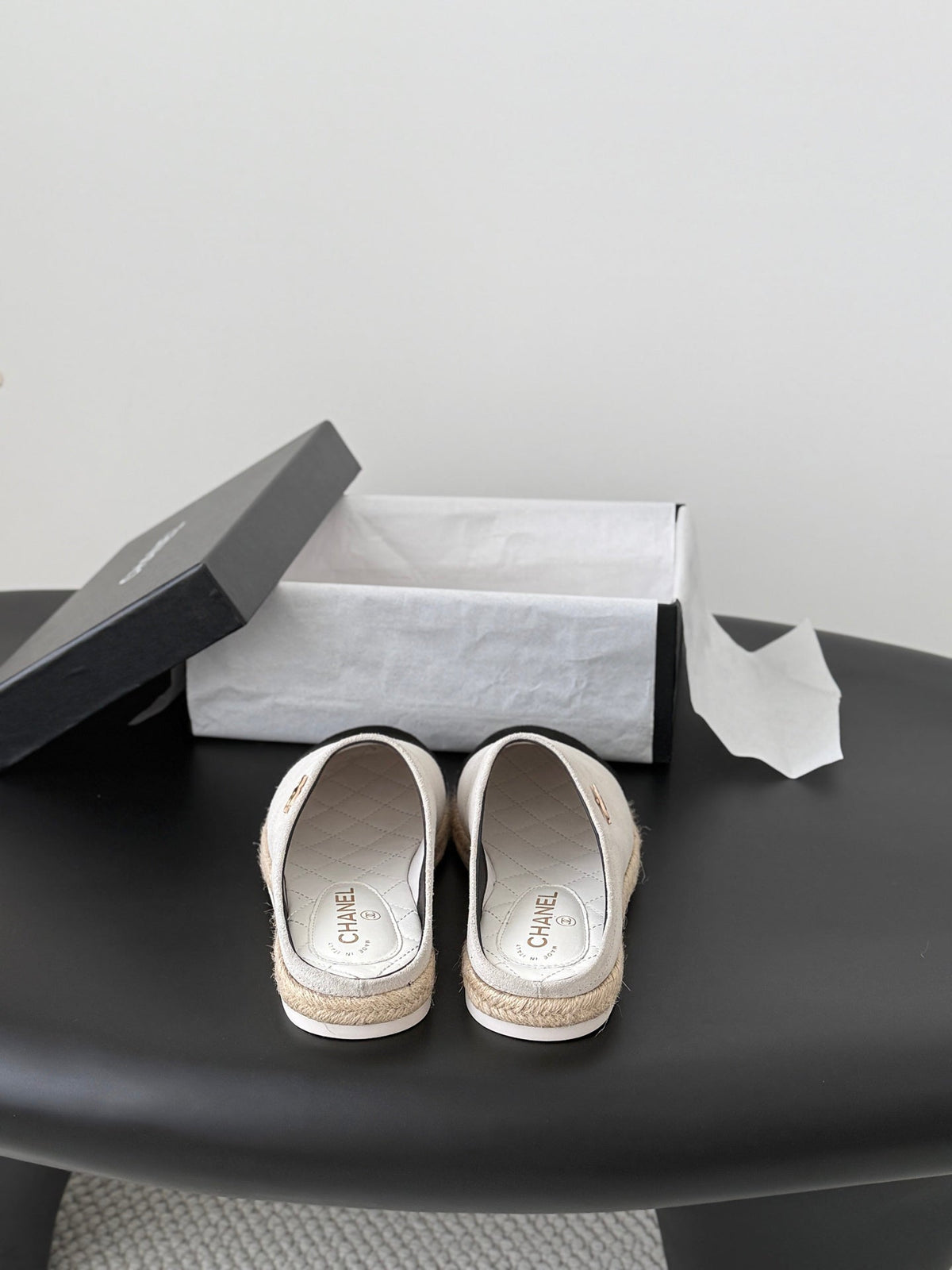 CC 26s Casual Mules Grey Black Suede 914905