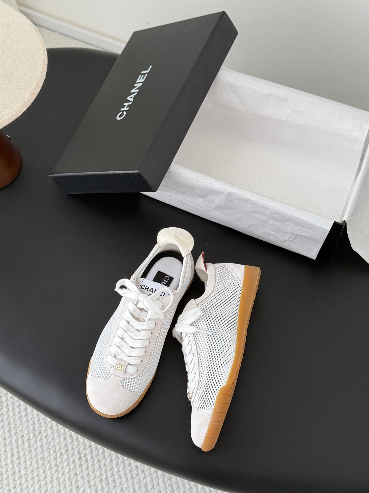 CC 26s Casual Shoes White Mesh Suede 914921