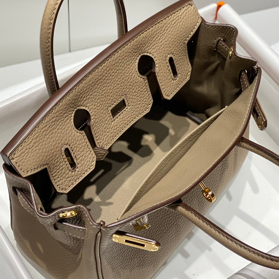 HM Birkin 20cm Gris Tourterelle Togo Leather Gold Hardware
