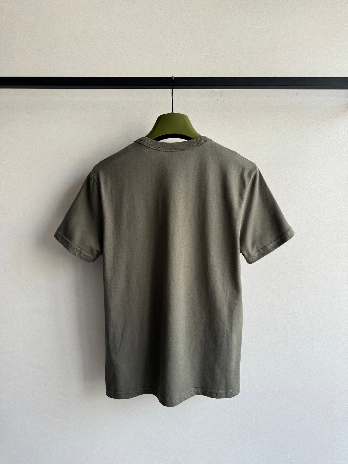 Gucci 2025 Embroidered Jersey T-shirt Dark Green Cotton
