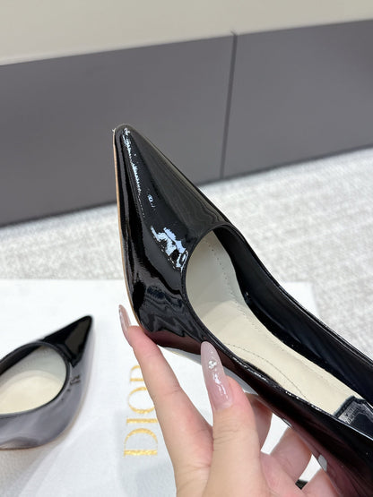CD 26s High Heels Pump 105 Black Patent Leather 661481