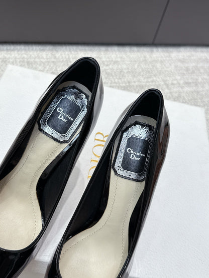 CD 26s High Heels Pump 105 Black Patent Leather 661481