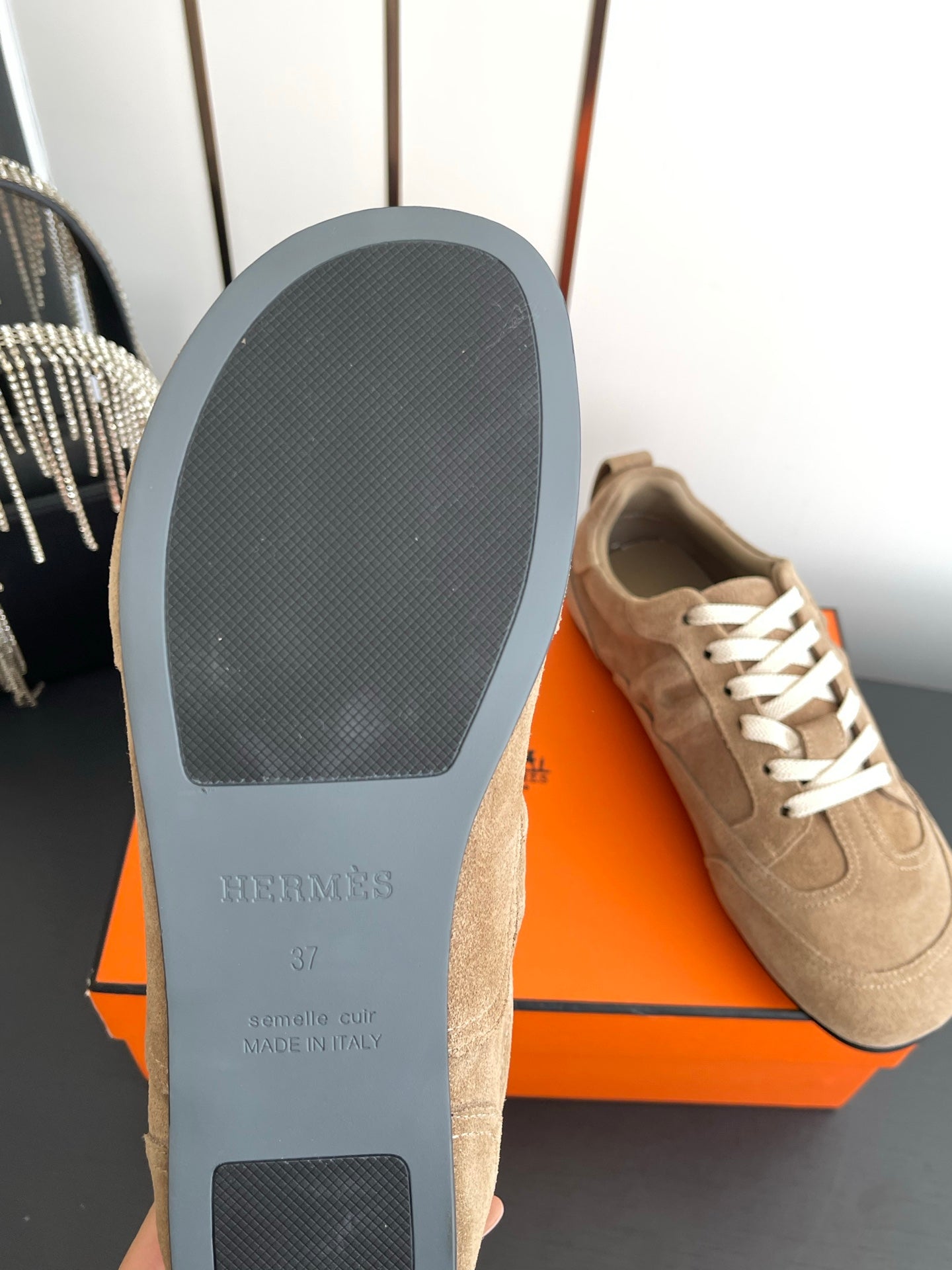 HM May Derby Shoes Brown Suede 739999