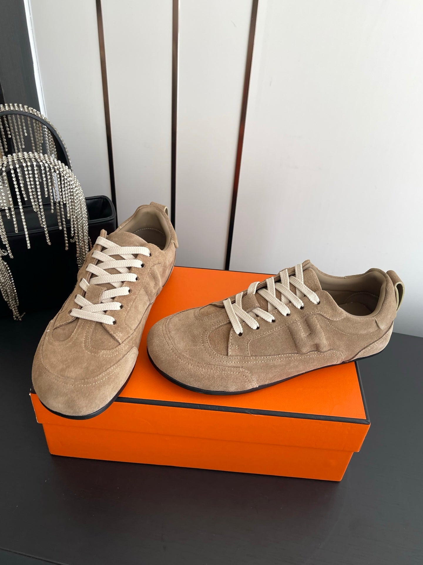 HM May Derby Shoes Brown Suede 739999