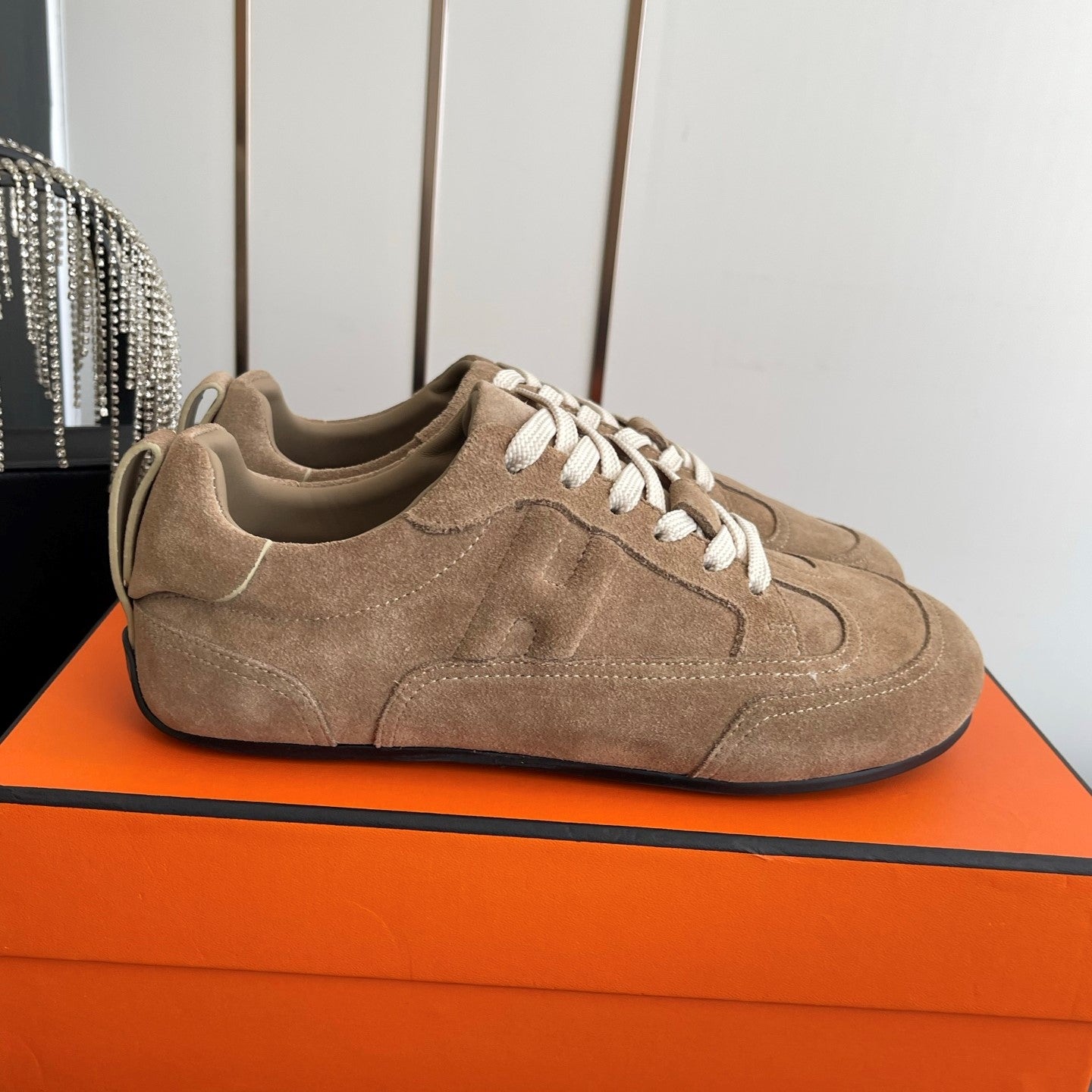 HM May Derby Shoes Brown Suede 739999