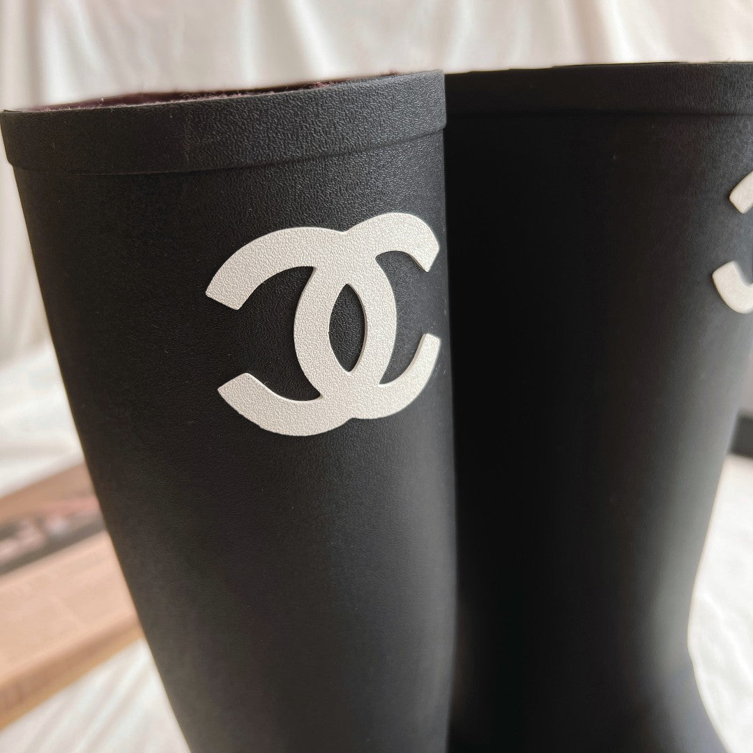 CC 26s Rain Boots Black Rubber 928092