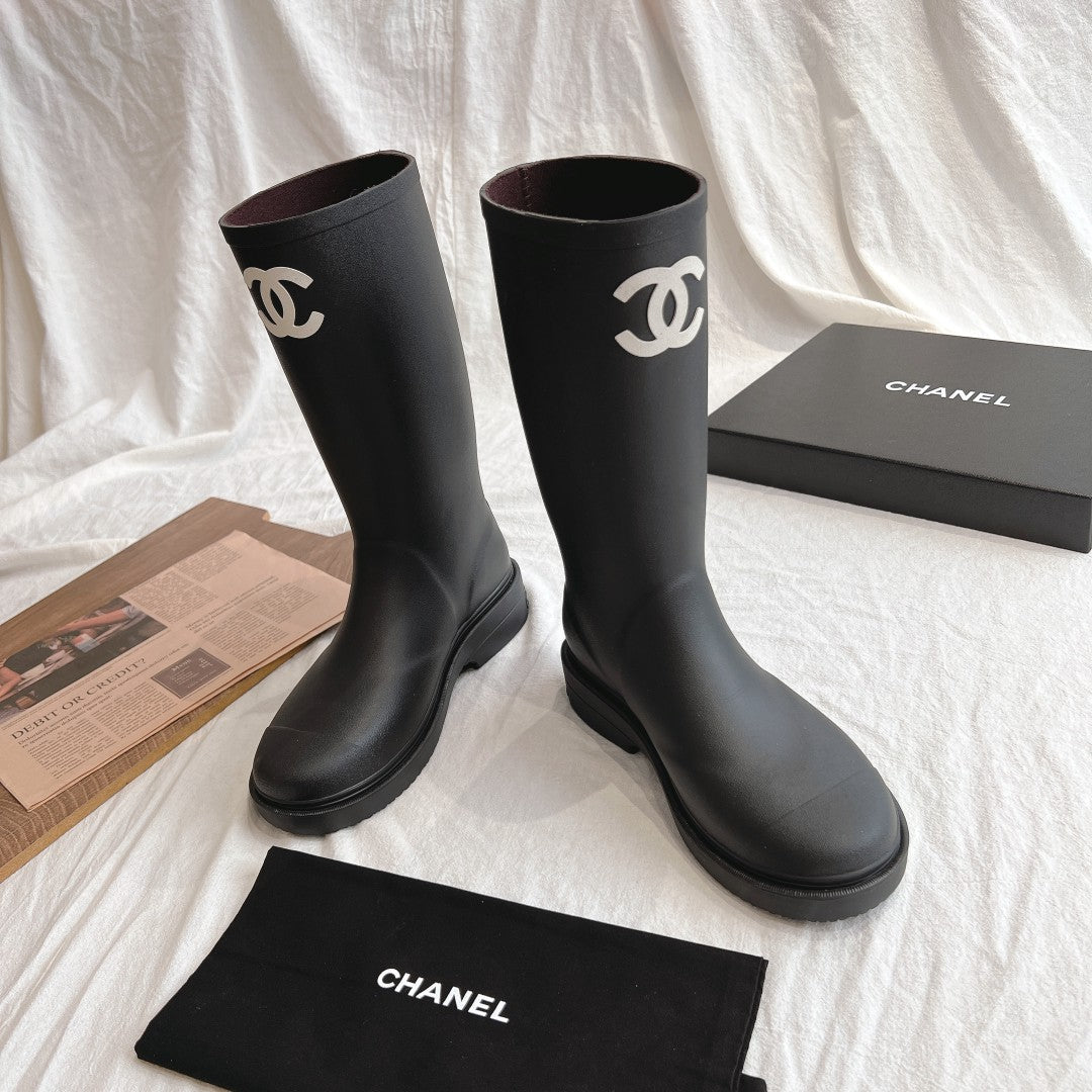 CC 26s Rain Boots Black Rubber 928092
