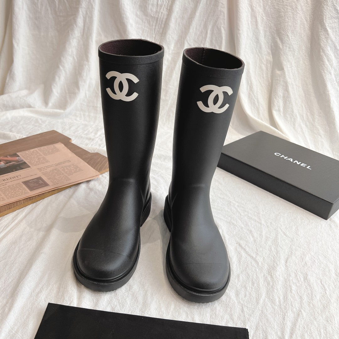 CC 26s Rain Boots Black Rubber 928092