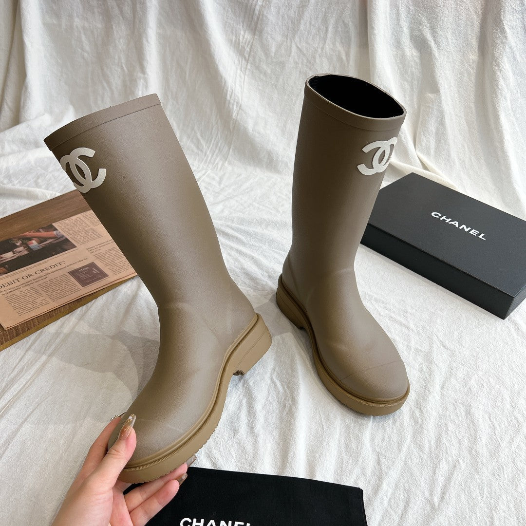 CC 26s Rain Boots Taupe Rubber 928091