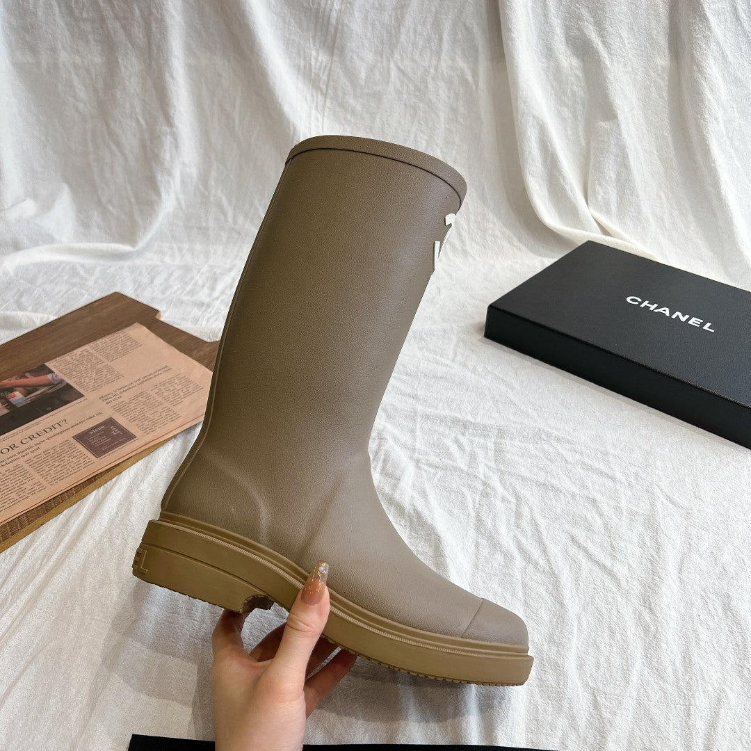 CC 26s Rain Boots Taupe Rubber 928091
