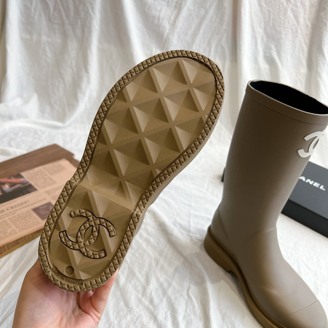 CC 26s Rain Boots Taupe Rubber 928091