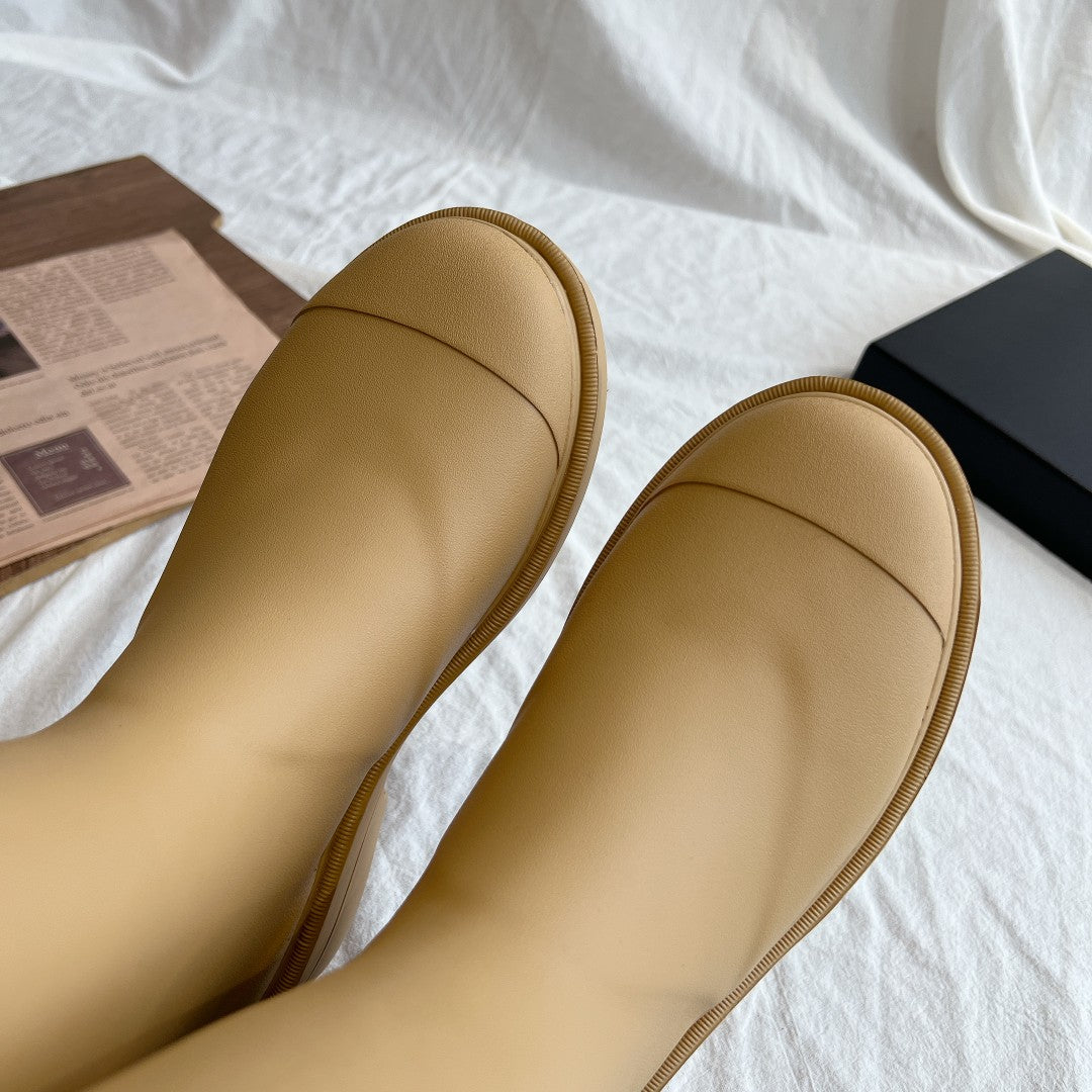 CC 26s Rain Boots Beige Rubber 928093