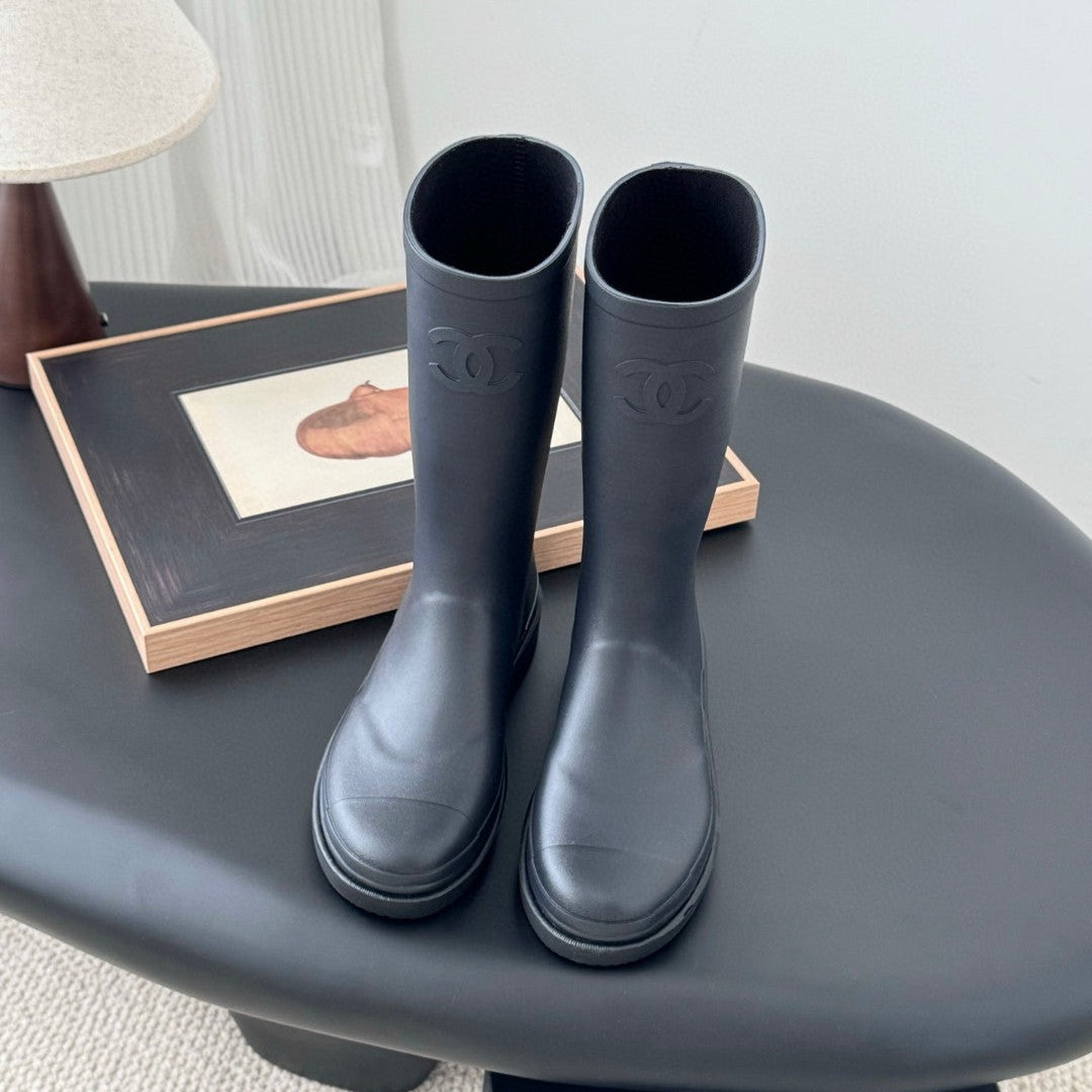 CC 26s Rain Boots Black Rubber 927127