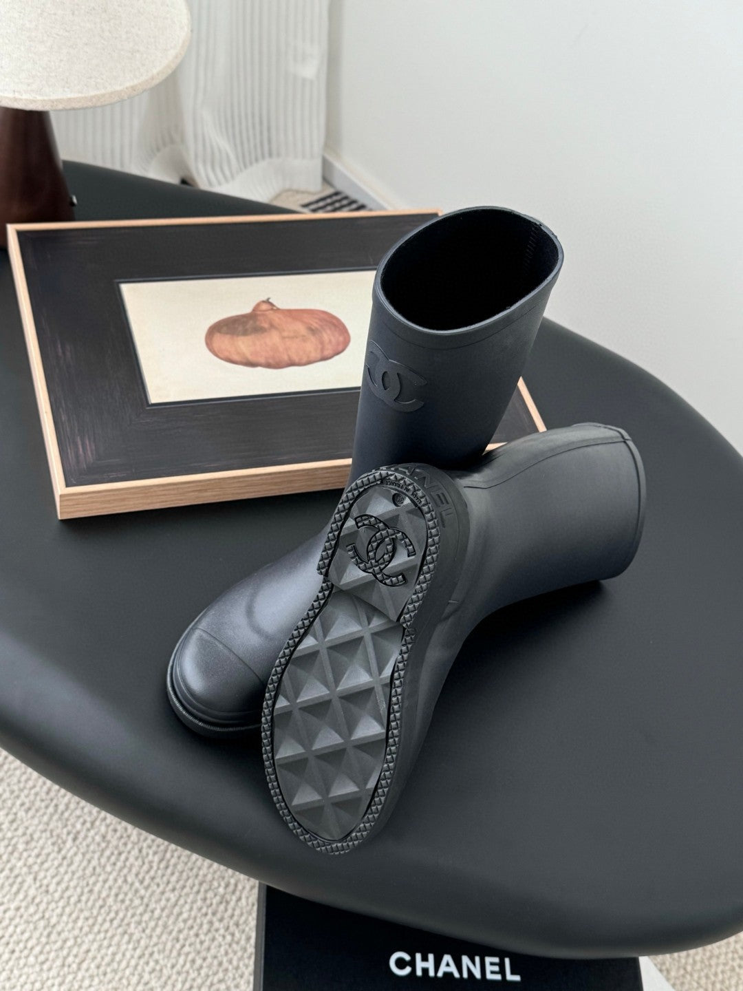 CC 26s Rain Boots Black Rubber 927127