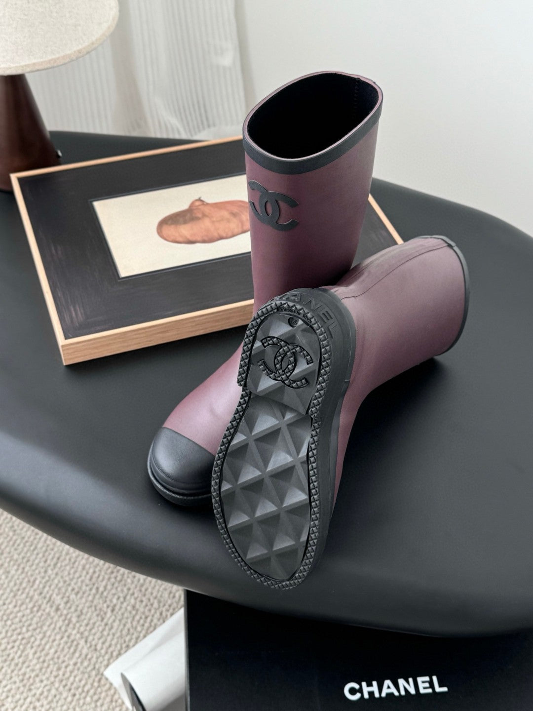 CC 26s Rain Boots Burgundy Rubber 927128