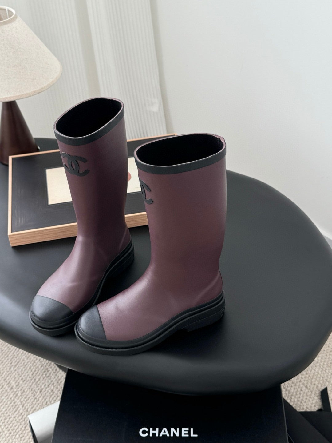 CC 26s Rain Boots Burgundy Rubber 927128