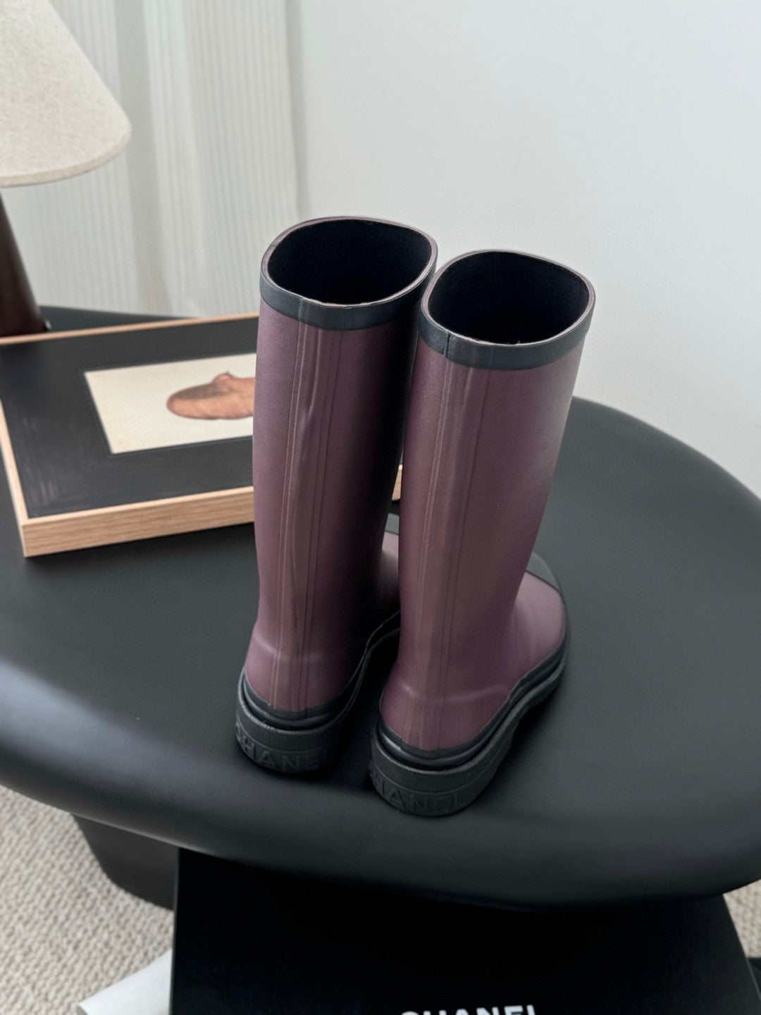 CC 26s Rain Boots Burgundy Rubber 927128