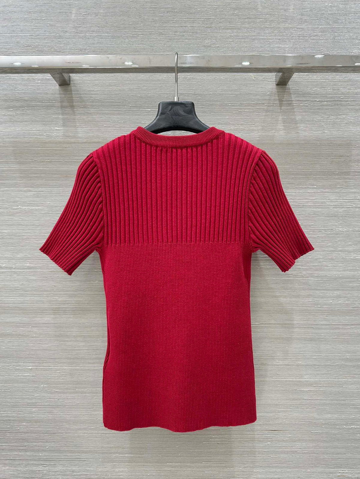 Gucci 25 Knitted Top Red Viscose