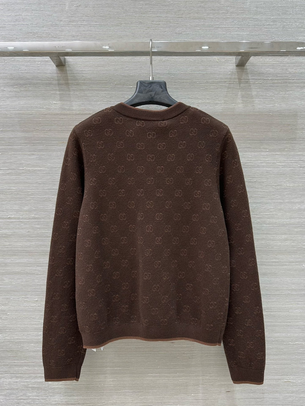 GG 25 Cardigan Earth Brown Wool 0012