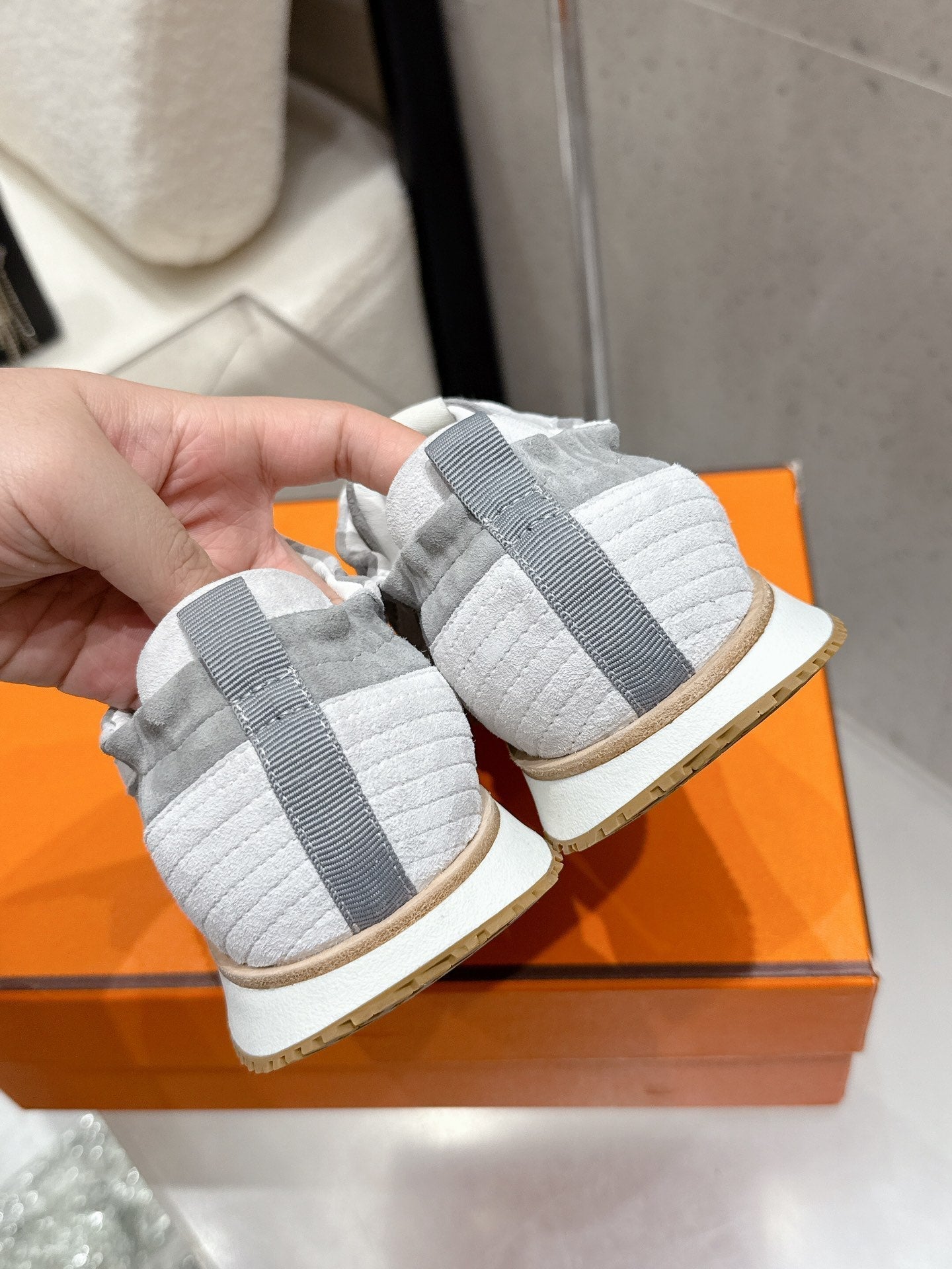 HM Jet Sneaker Dark & Light Grey Suede 554151