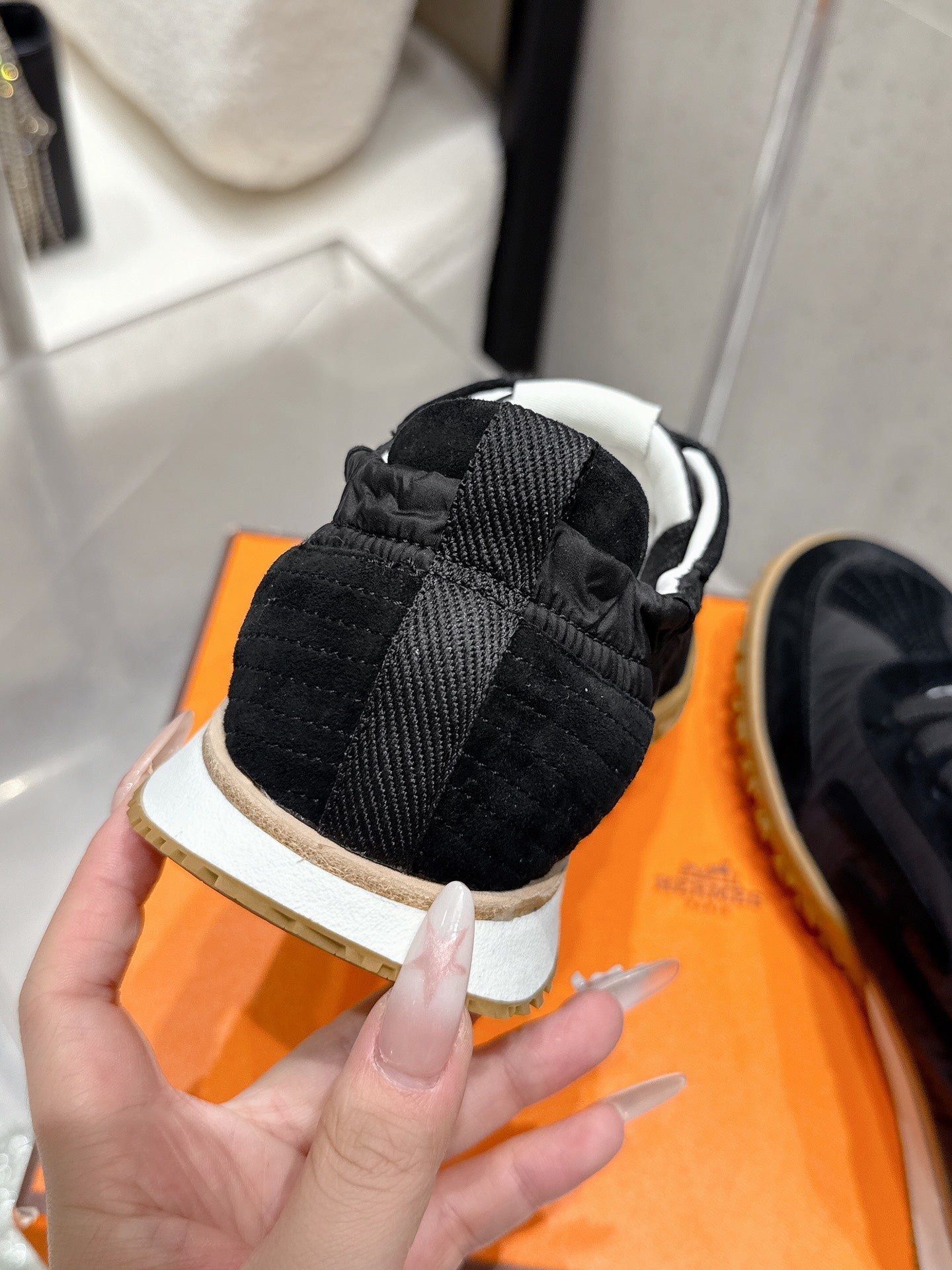 HM Jet Sneaker Black Suede 554152