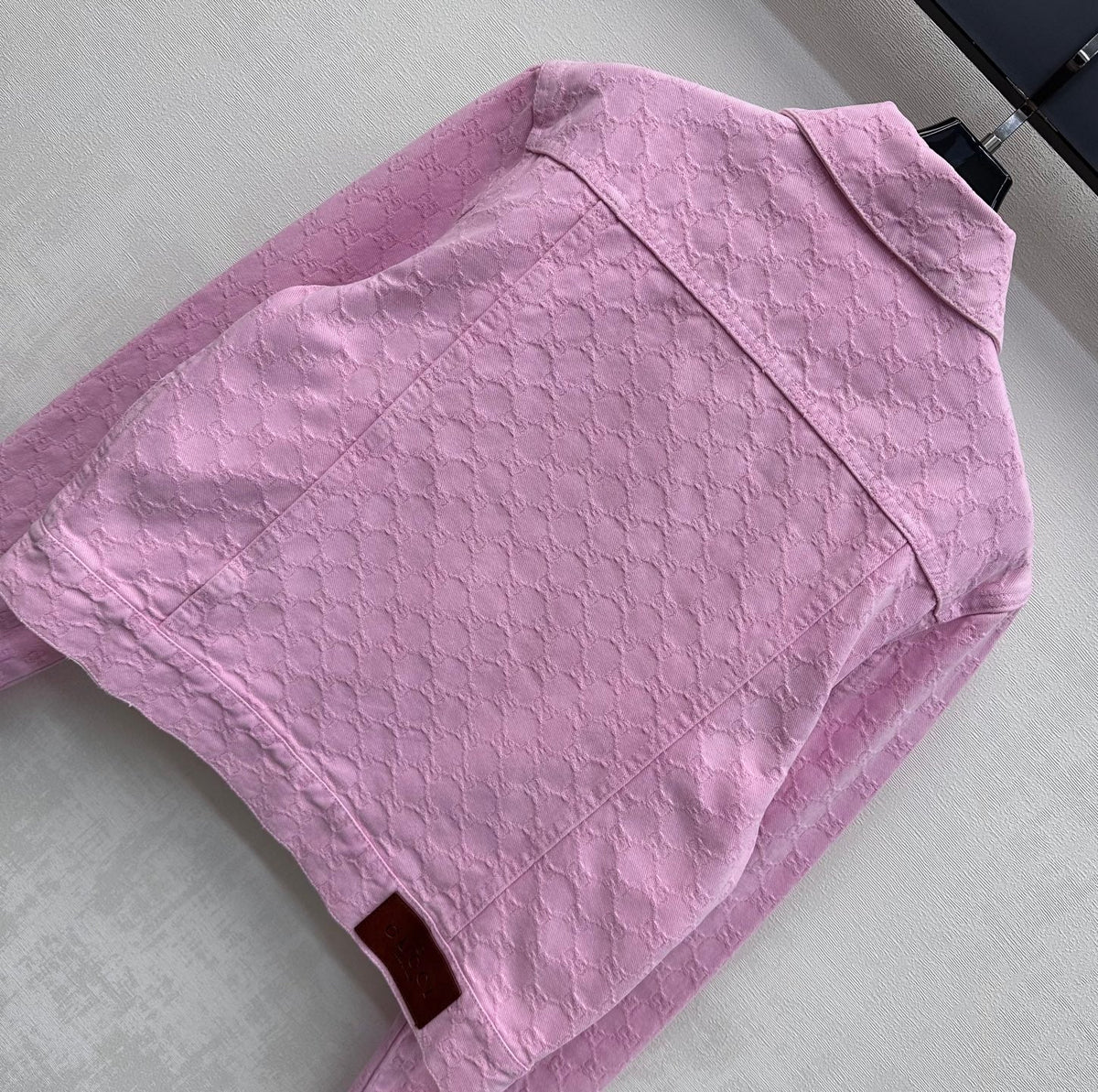 GG 26s Jacquard Jacket Hot Pink Denim 363931