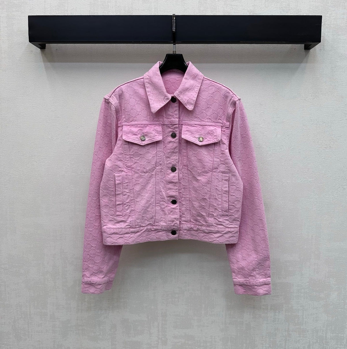 GG 26s Jacquard Jacket Hot Pink Denim 363931