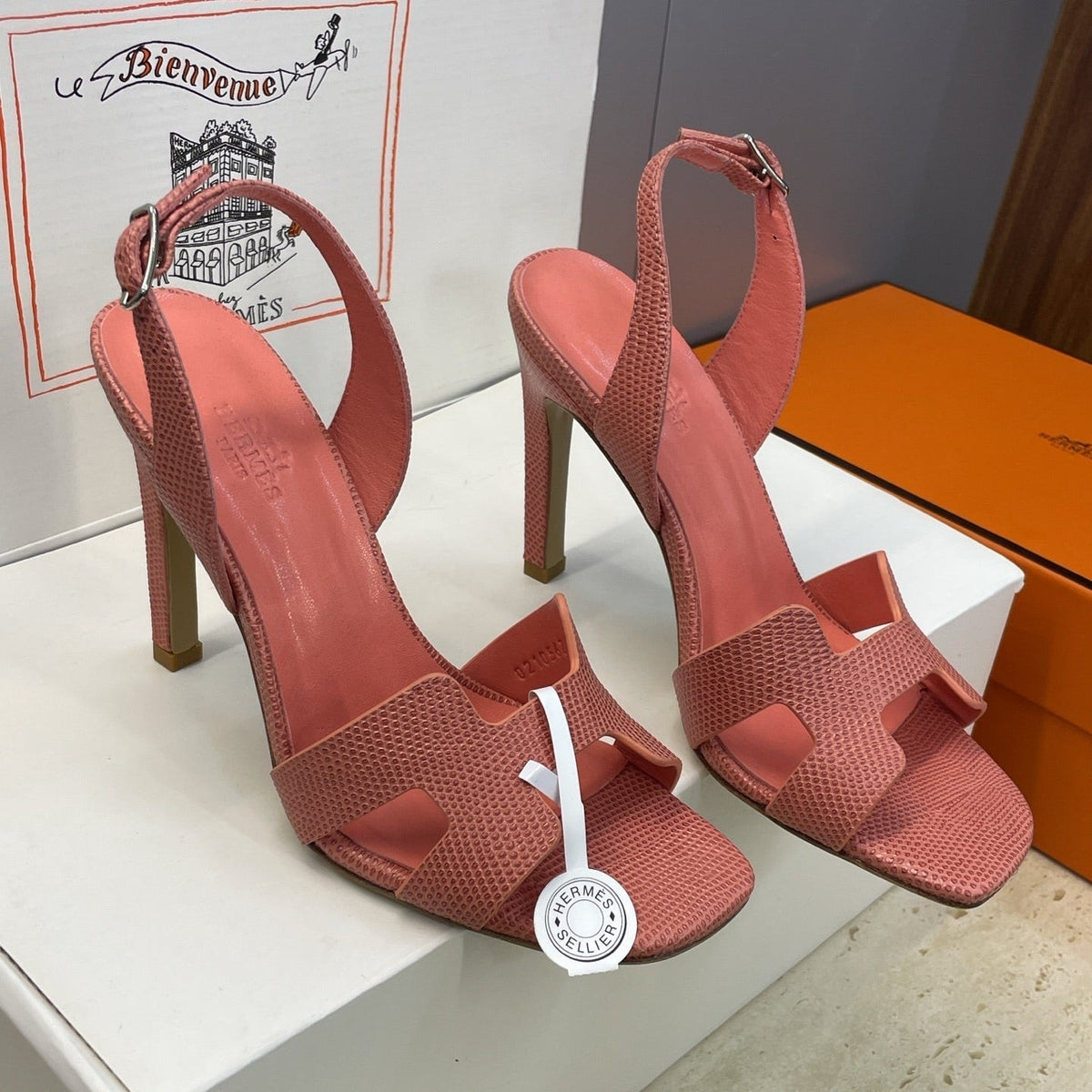HM 26ss High Heel Sandals 105 Cowhide